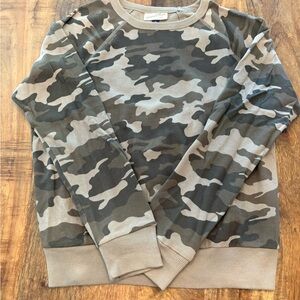 Universal Thread Men's Camouflage Crewneck Sweater - Green & Tan